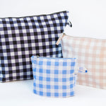 Load image into Gallery viewer, Gingham Pouch - small / medium / large
