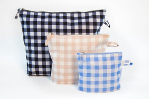 Gingham Pouch - small / medium / large