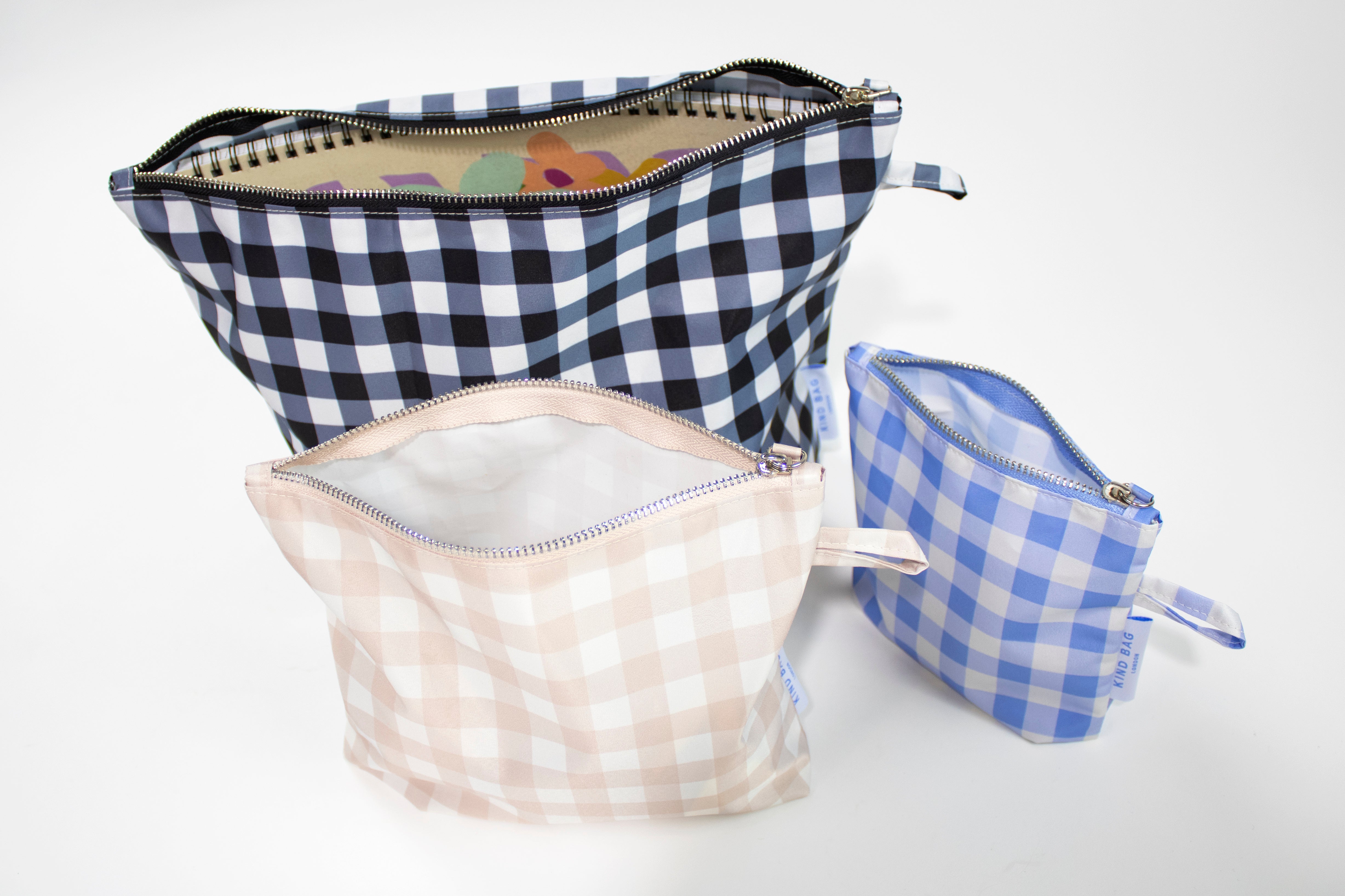 Gingham Pouch - small / medium / large