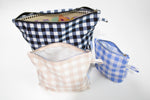 Load image into Gallery viewer, Gingham Pouch - small / medium / large
