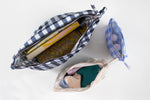 Load image into Gallery viewer, Gingham Pouch - small / medium / large
