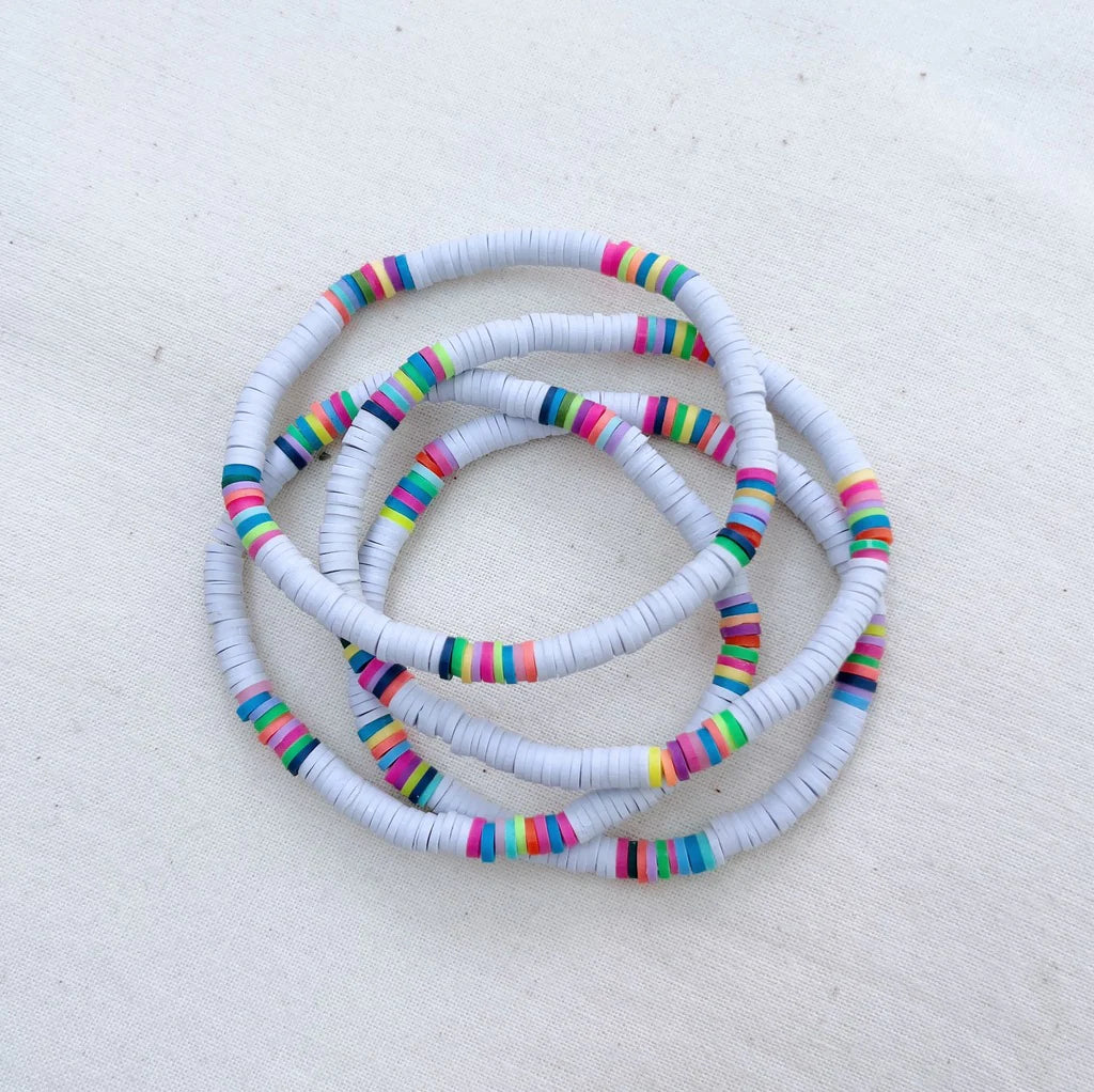 Heishi Bead Bracelet - various colours