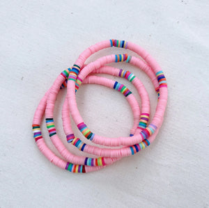Heishi Bead Bracelet - various colours