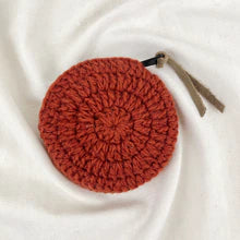Crochet Wool Coin Purse - various colours