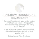 Load image into Gallery viewer, Atomic Mini Rainbow Moonstone Gold Ring
