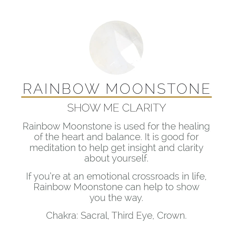 Stellar Lightning Rainbow Moonstone Gold Ring - 40% off limited time