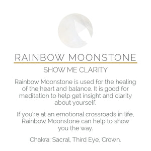 Stellar Lightning Rainbow Moonstone Gold Ring - 40% off limited time