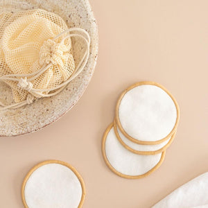 Reusable Cotton & Bamboo Skincare Pads (Pack of 7)