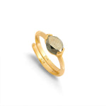 Load image into Gallery viewer, Siren Pyrite Gold Ring
