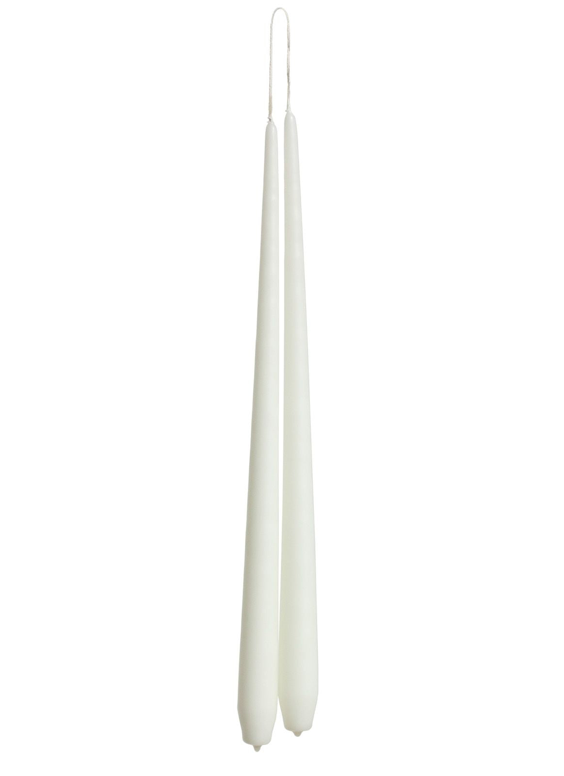 Ivory Tapered Candle - pair