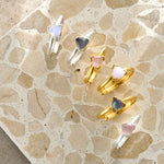 Load image into Gallery viewer, Audie Rose Quartz Ring - Gold
