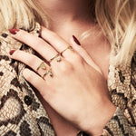 Load image into Gallery viewer, Supersonic Heart Charm Ring - Silver
