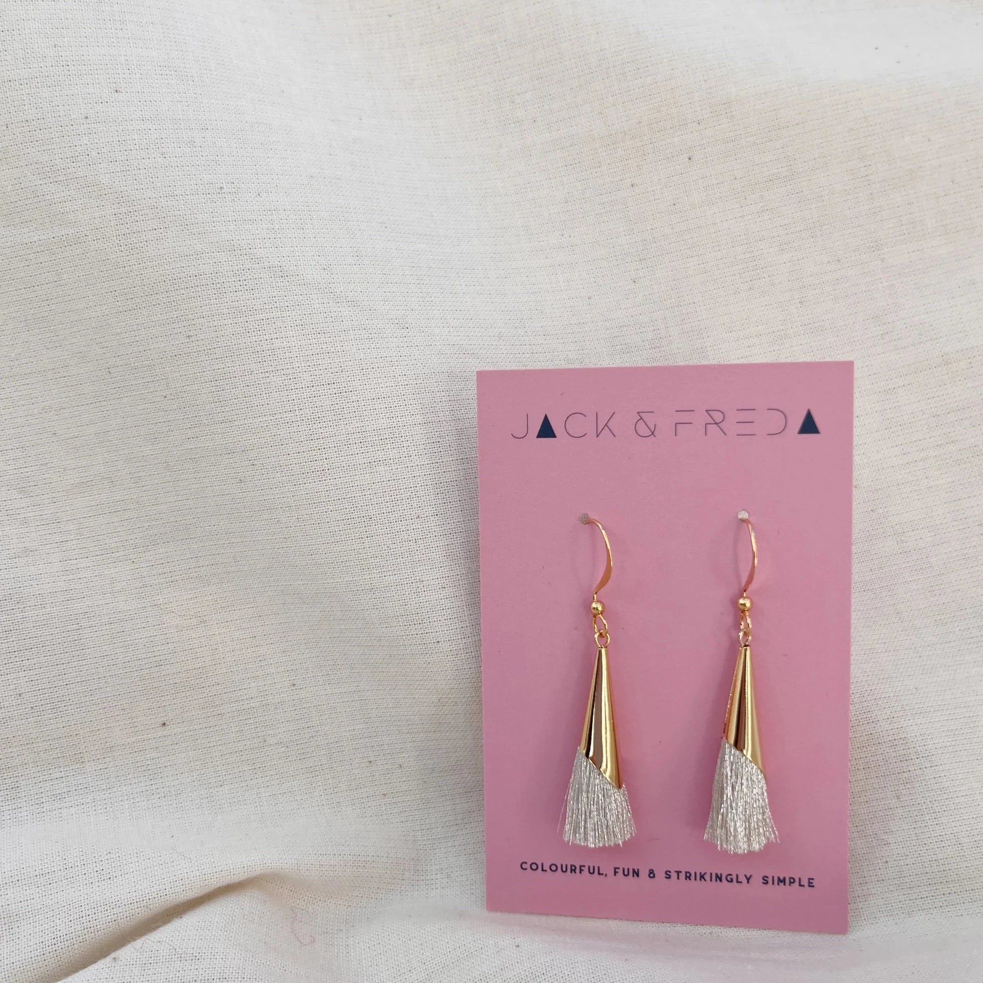 Tassel Earrings - Silver