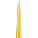Load image into Gallery viewer, Buttercup Yellow Tapered Candle - pair
