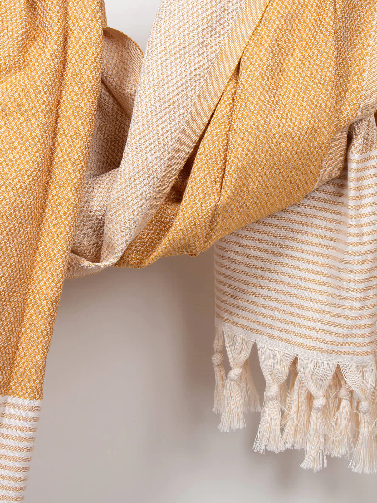 Amalfi Hammam Towel - Mustard