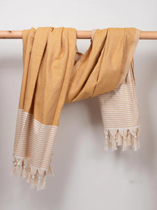 Amalfi Hammam Towel - Mustard