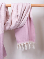 Load image into Gallery viewer, Nordic Dot Hammam Towel - Vintage Pink
