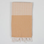 Load image into Gallery viewer, Nordic Dot Hammam Towel - Mustard
