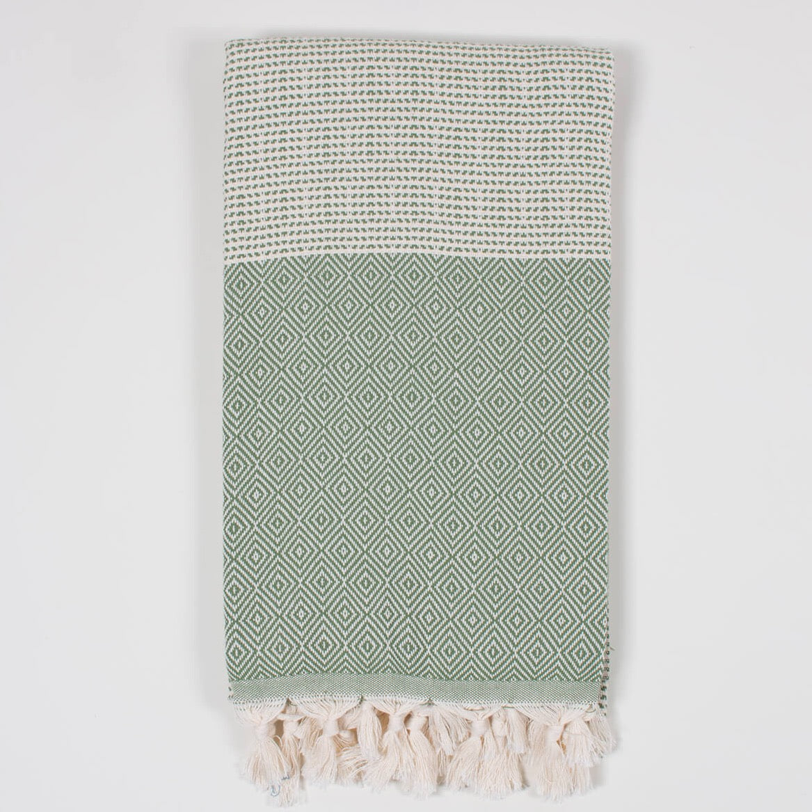 Nordic Dot Hammam Towel - Olive