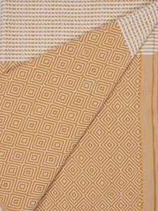 Nordic Dot Hammam Towel - Mustard