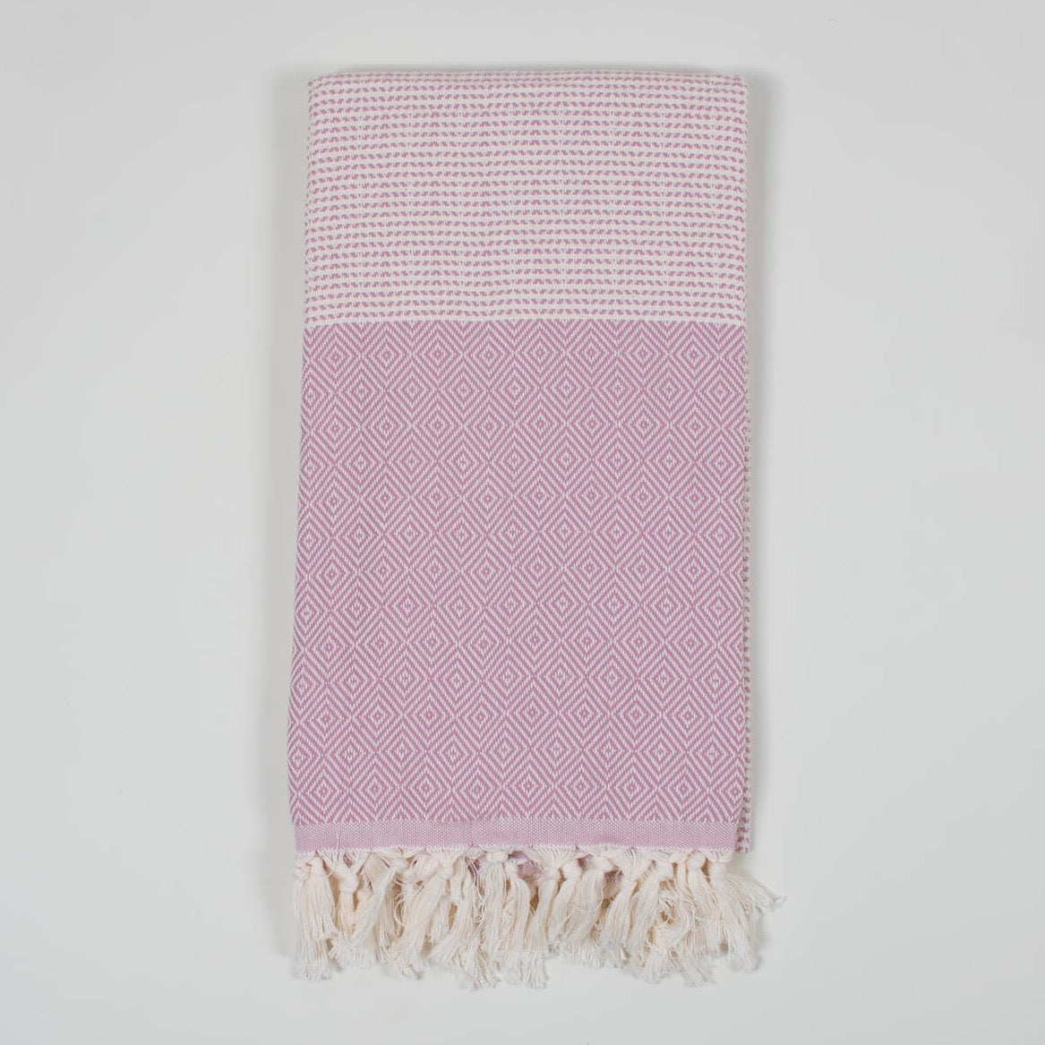 Nordic Dot Hammam Towel - Vintage Pink