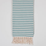 Load image into Gallery viewer, Sorrento Hammam Towel - Grey / Green
