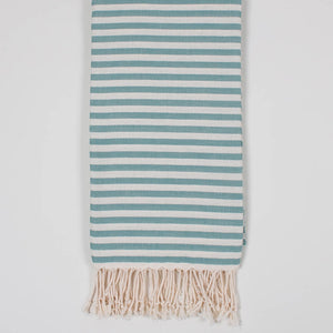 Sorrento Hammam Towel - Grey / Green