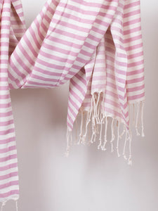 Sorrento Hammam Towel - Vintage Pink