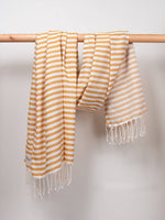Load image into Gallery viewer, Sorrento Hammam Towel - Mustard
