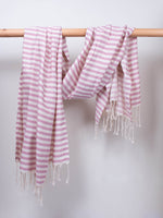 Load image into Gallery viewer, Sorrento Hammam Towel - Vintage Pink

