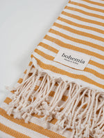 Load image into Gallery viewer, Sorrento Hammam Towel - Mustard
