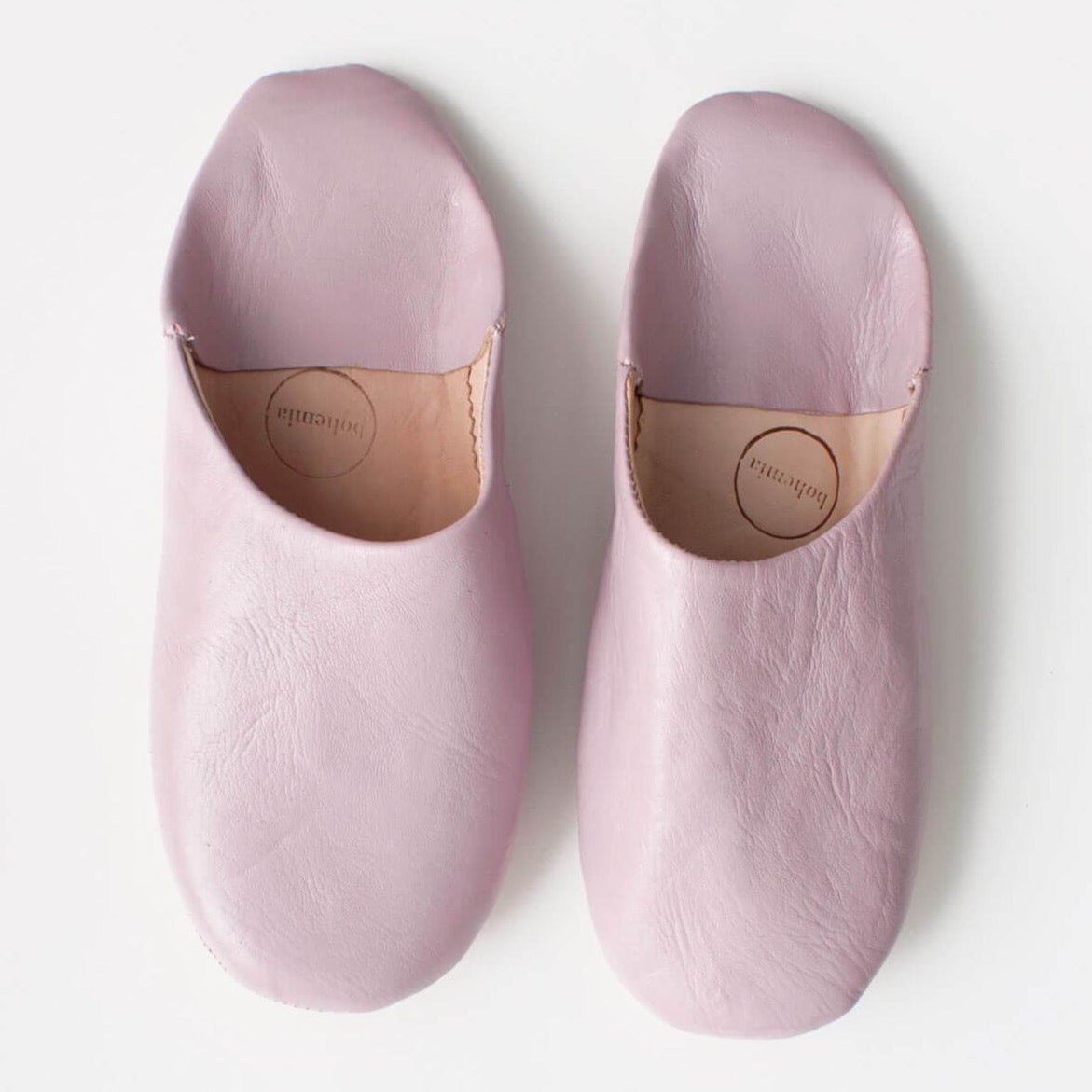 Morroccan Babouche Slippers - Vintage Pink