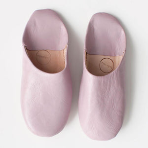 Morroccan Babouche Slippers - Vintage Pink