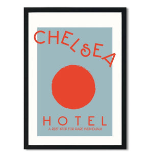 Chelsea Hotel Retro Giclee Print - A3