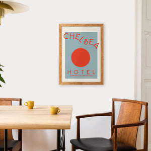 Chelsea Hotel Retro Giclee Print - A3