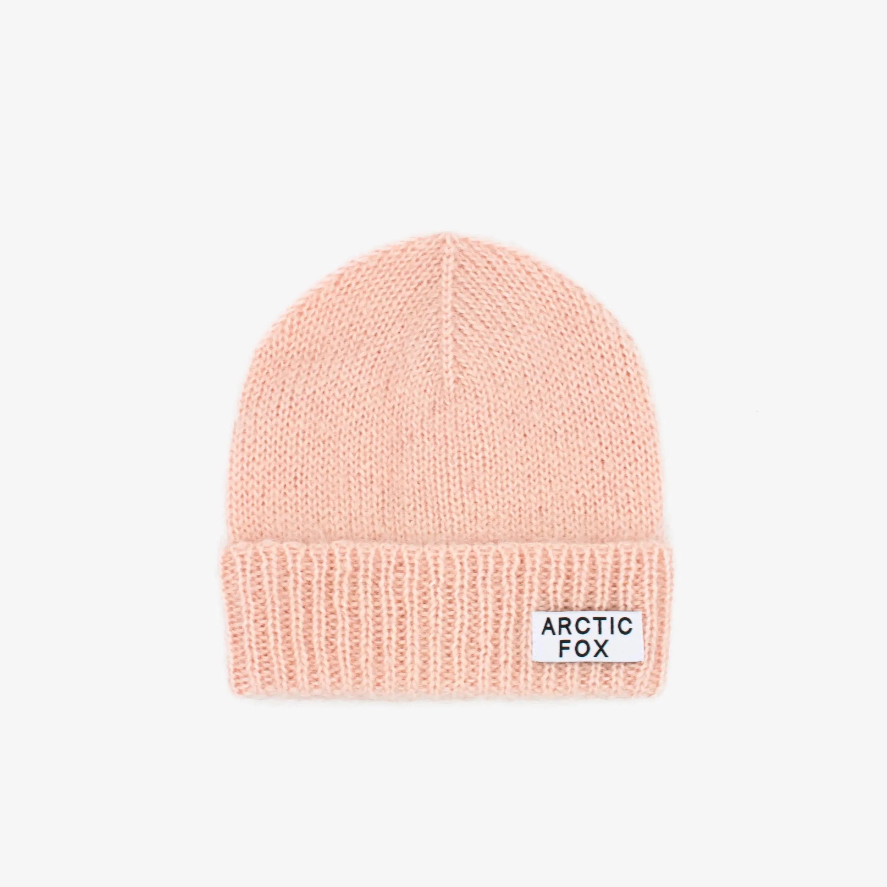 Mohair Beanie - Dusty Pink