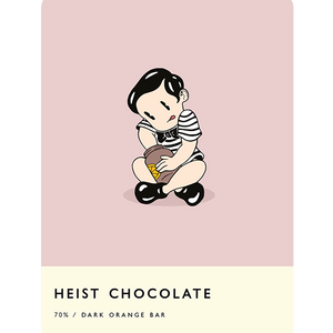 70% Dark Orange Chocolate Bar