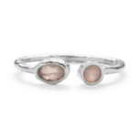 Load image into Gallery viewer, Pooja ring with pink Chalcedony stone - Silver
