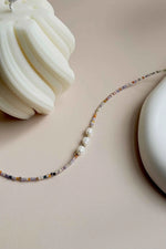 Load image into Gallery viewer, Zara Beaded Pearl Choker Necklace
