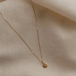 Load image into Gallery viewer, Zero Waste Pebble Necklace - Gold
