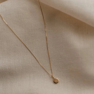 Zero Waste Pebble Necklace - Gold