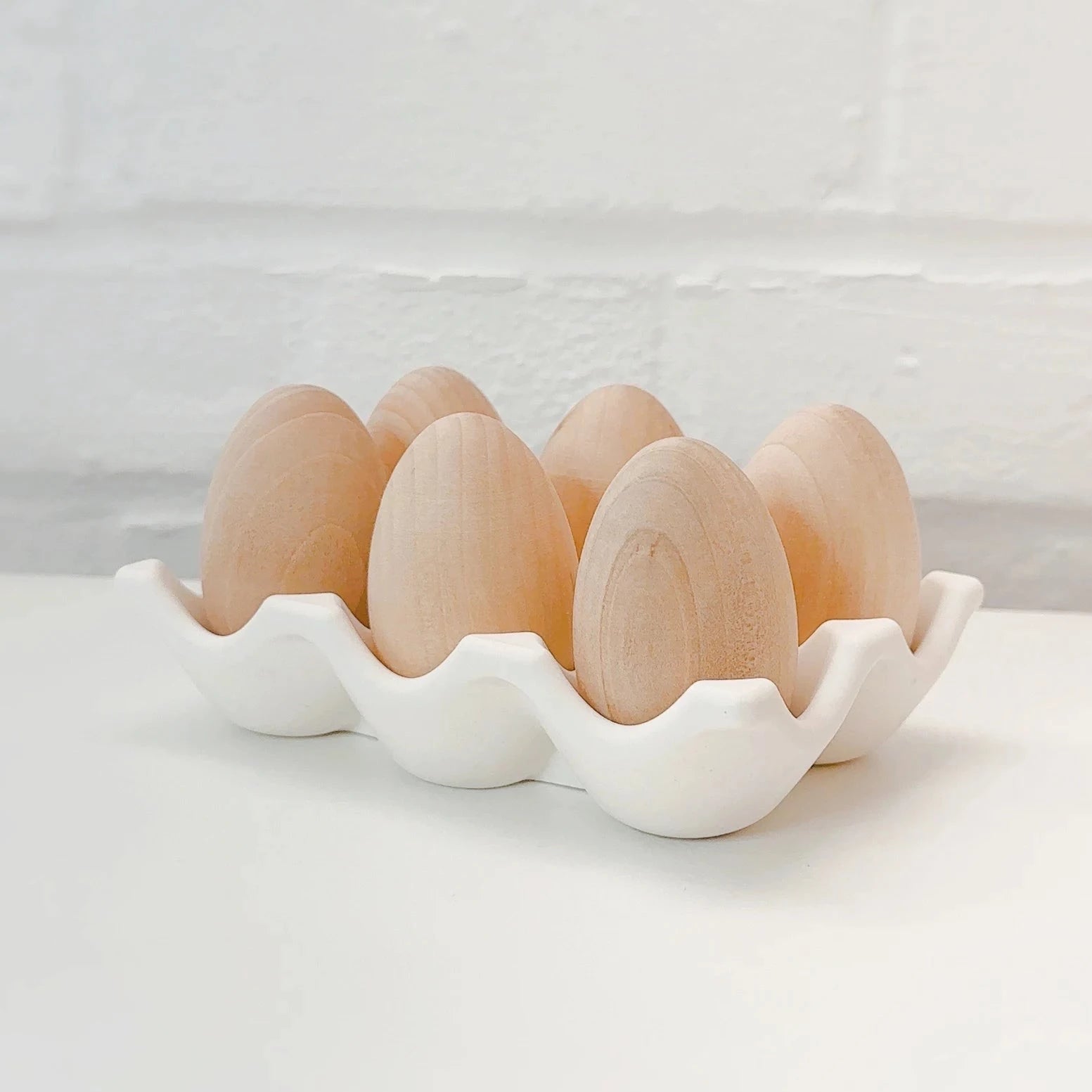 White Concrete Egg Tray