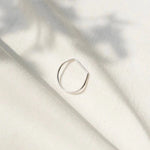 Load image into Gallery viewer, Straight Edge Stacking Ring - silver
