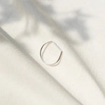 Load image into Gallery viewer, Straight Edge Stacking Ring - silver
