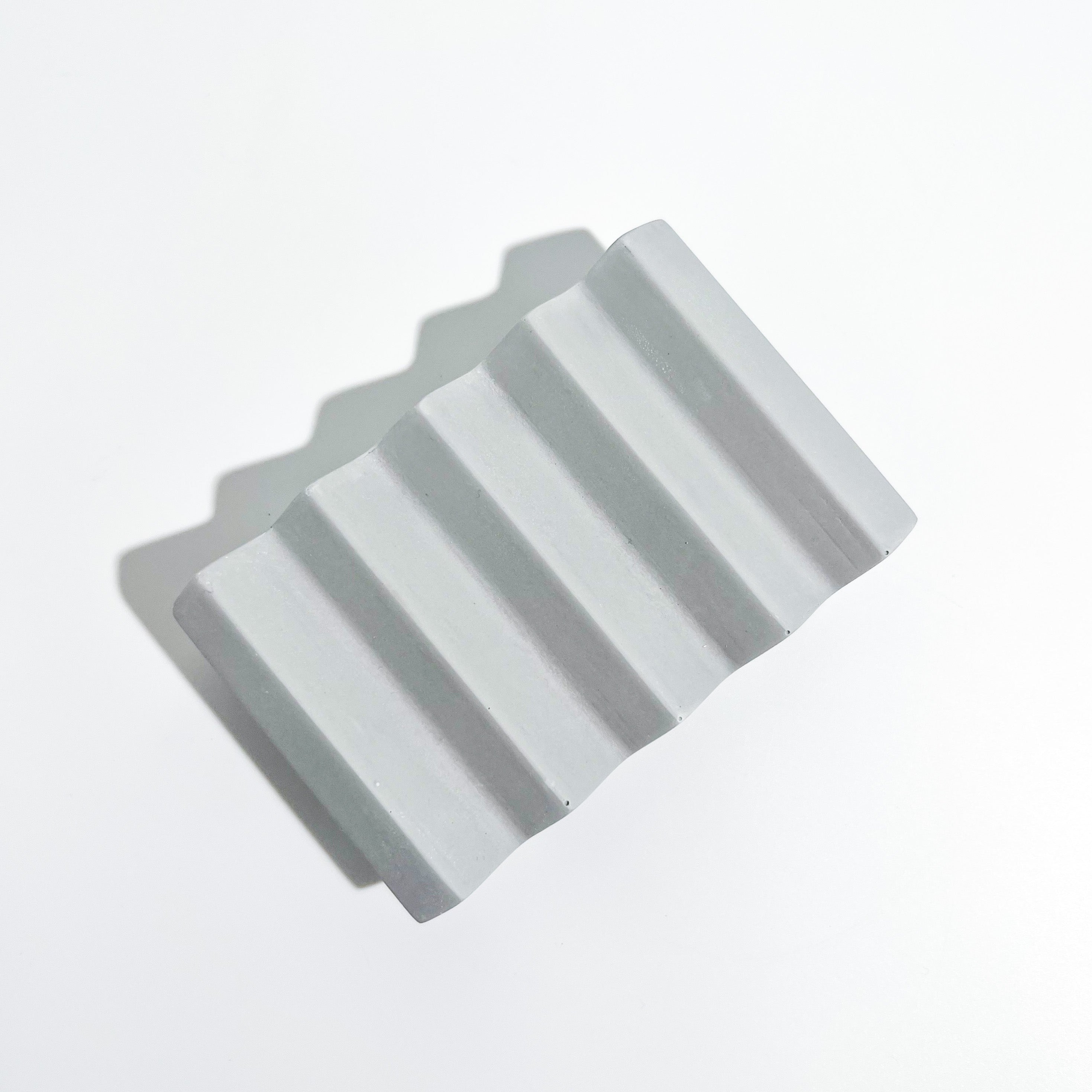 Zig Zag Soap Dish - Grey