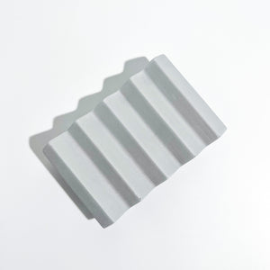 Zig Zag Soap Dish - Grey