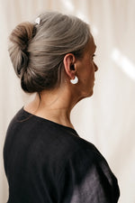 Load image into Gallery viewer, Circle Cut Out Hammered Disc Earrings
