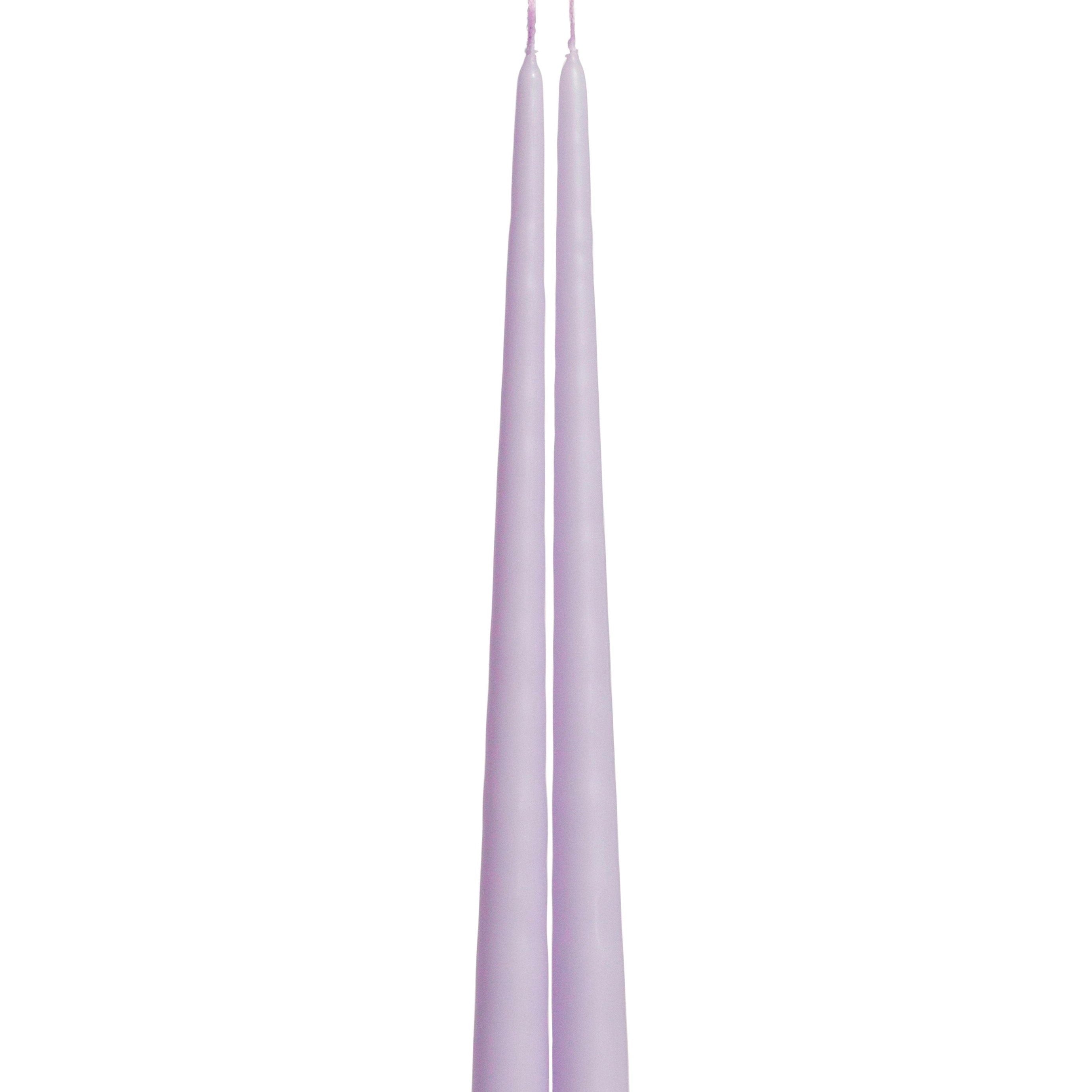 Lavender Fields Tapered Candle - pair
