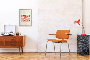 L'avenir Est Féminin Giclee Art Print - A3