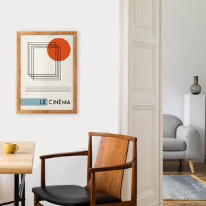 Le Cinema Abstract Giclee Art Print - A3